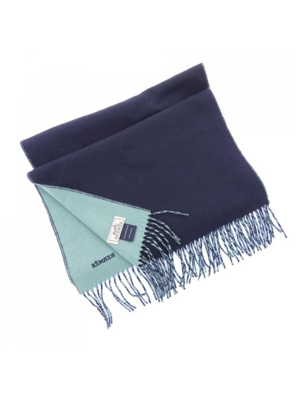 Hermes Scarf Navy